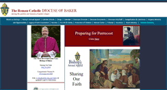 Desktop Screenshot of dioceseofbaker.org